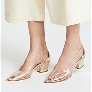 Maryam Nassir Zadeh Clear PVC Plastic Forma Pump